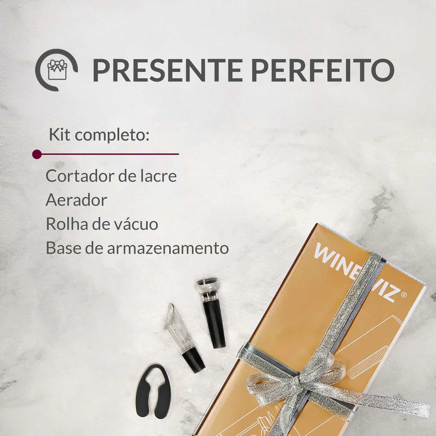 Abridor de Vinho Elétrico | WineWiz | Loja Momo