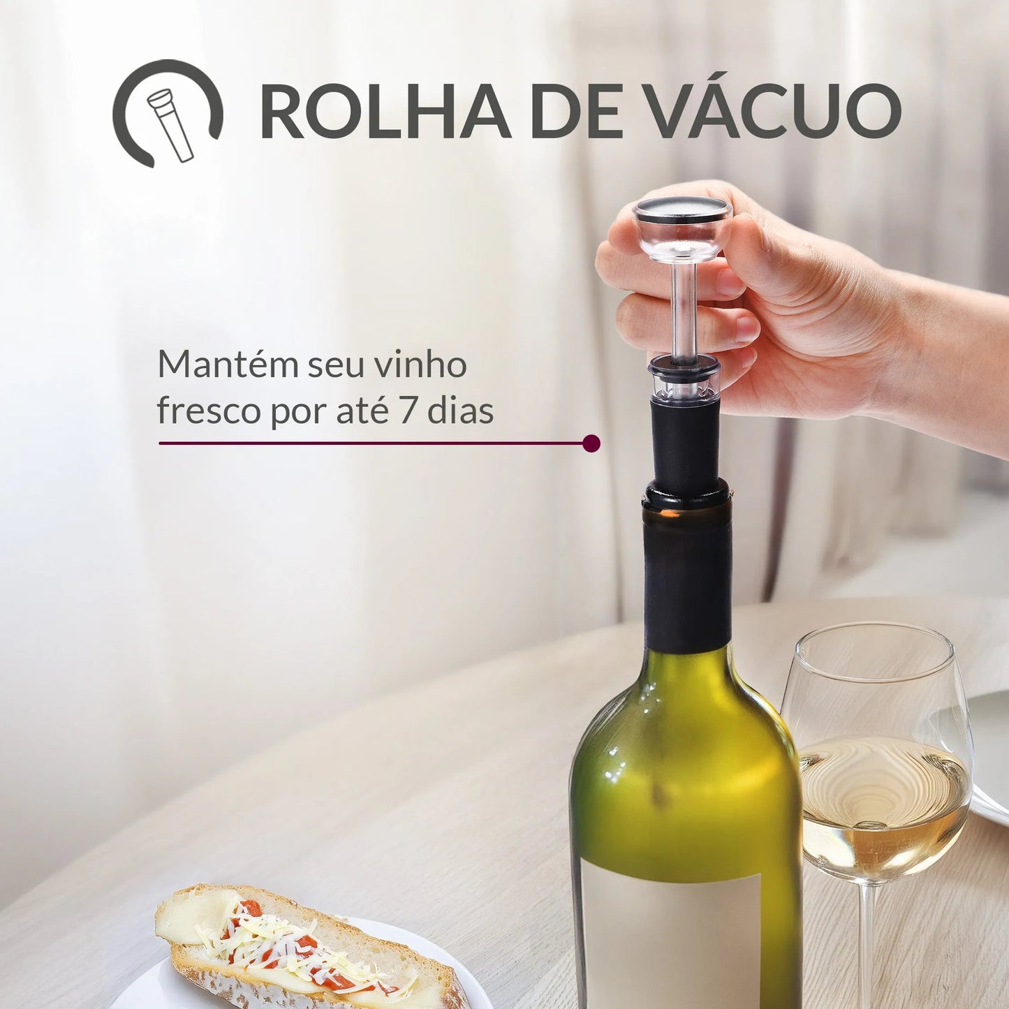 Abridor de Vinho Elétrico | WineWiz | Loja Momo