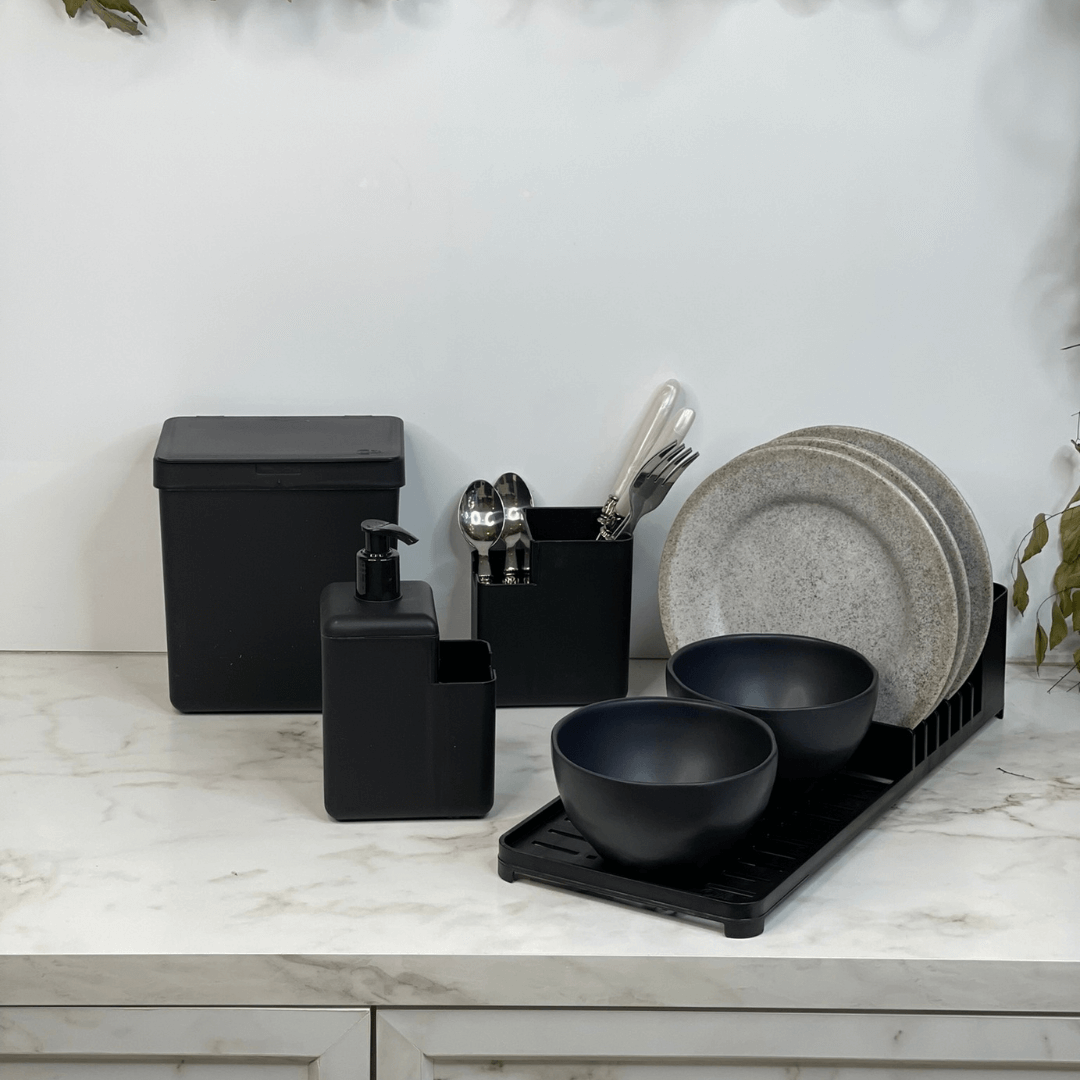 Lixeira Trium 2,5 Litros Preta