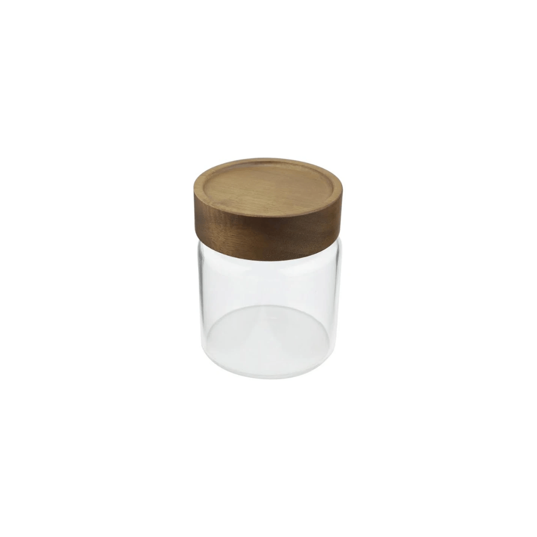 Porta Mantimento em Vidro Borossilicato com Tampa de Bambu 150ml