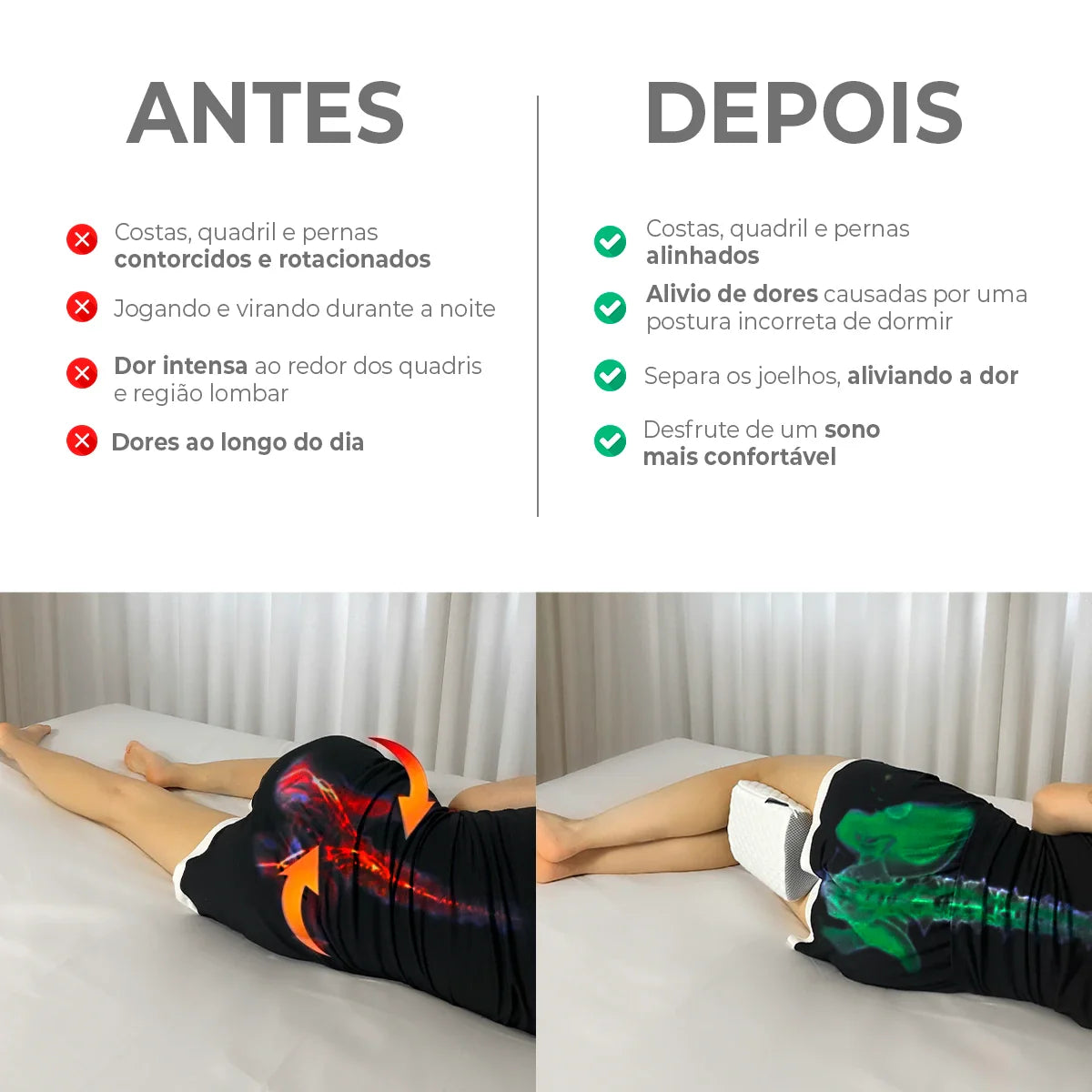 Apoio de Joelhos Cappi Coluna Relax: Alívio e Conforto Para Suas Pernas