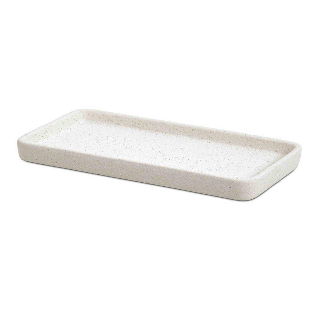Bandeja em Cerâmica Branca 20cm