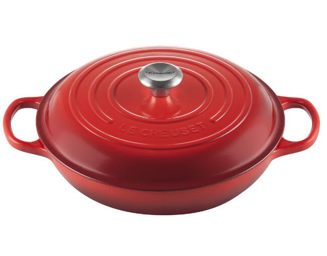 Caçarola Buffet Signature Vermelha 30cm Le Creuset