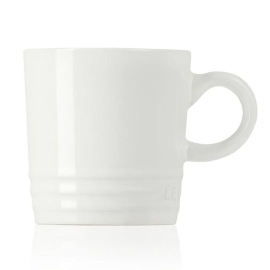 Caneca Espresso Cerâmica Branca Le Creuset - 100 ml