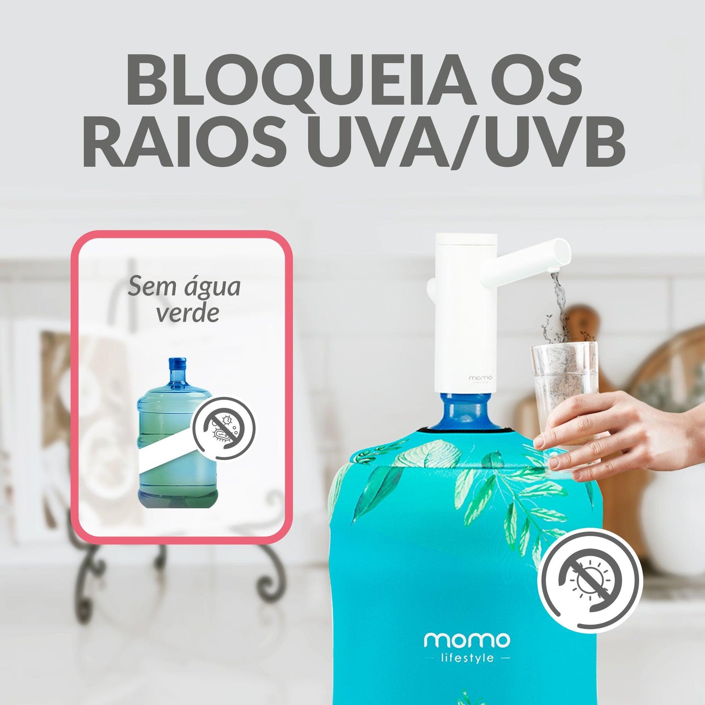 Capa para Galão de Água 20 Litros | Capa Momo | Loja Momo