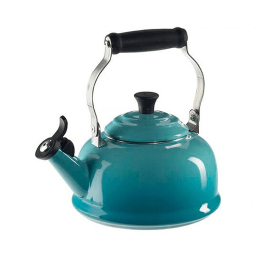 Chaleira Clássica Tradicional com Apito Azul Caribe 1,6L Le Creuset