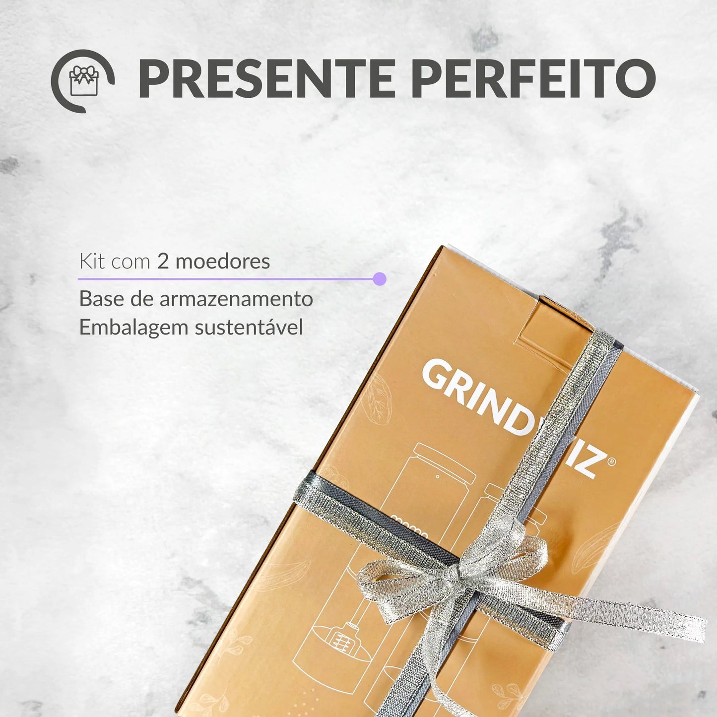 Moedor de Sal e Pimenta Elétrico | GrindWiz | Loja Momo