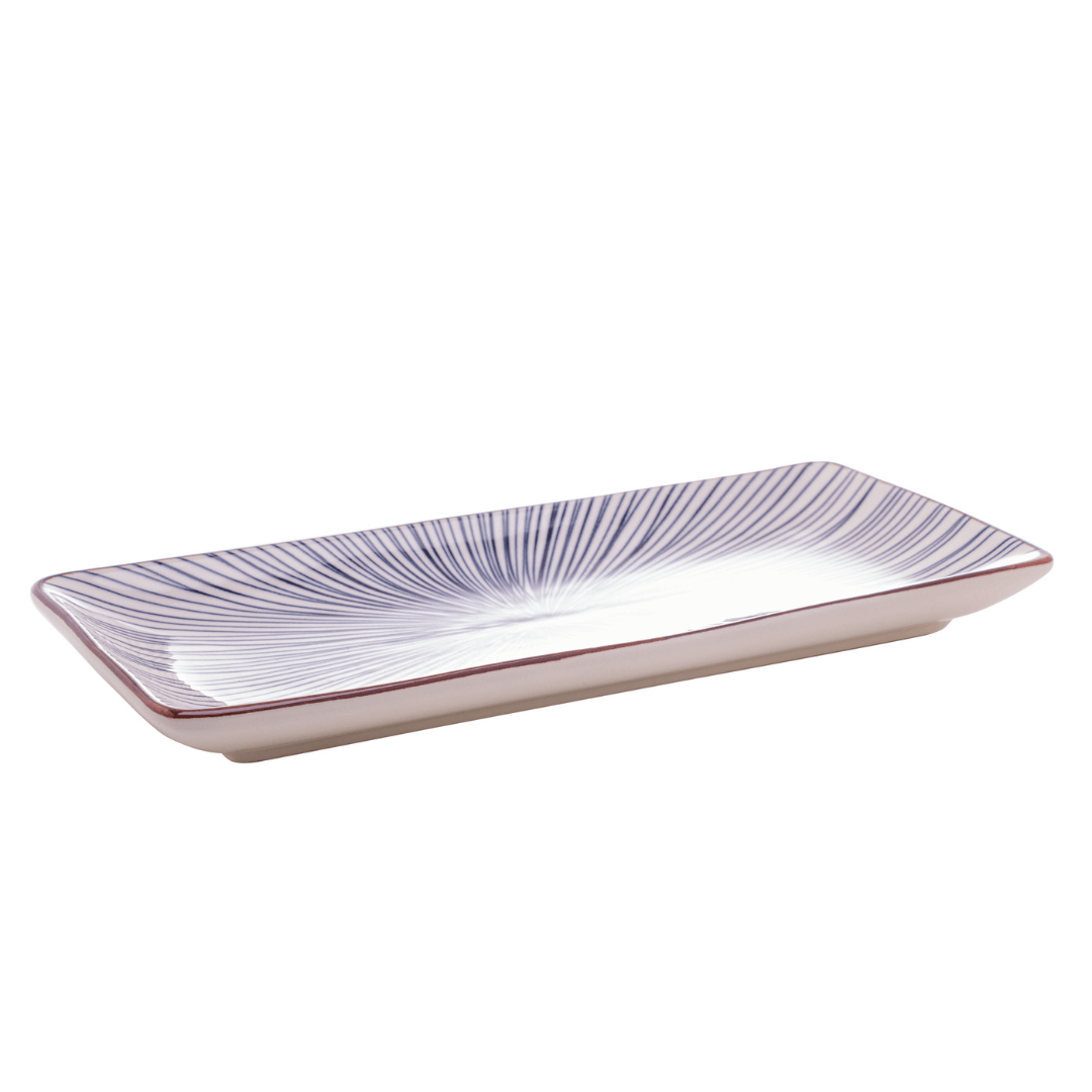 Prato Retangular em Porcelana Koji 25cm