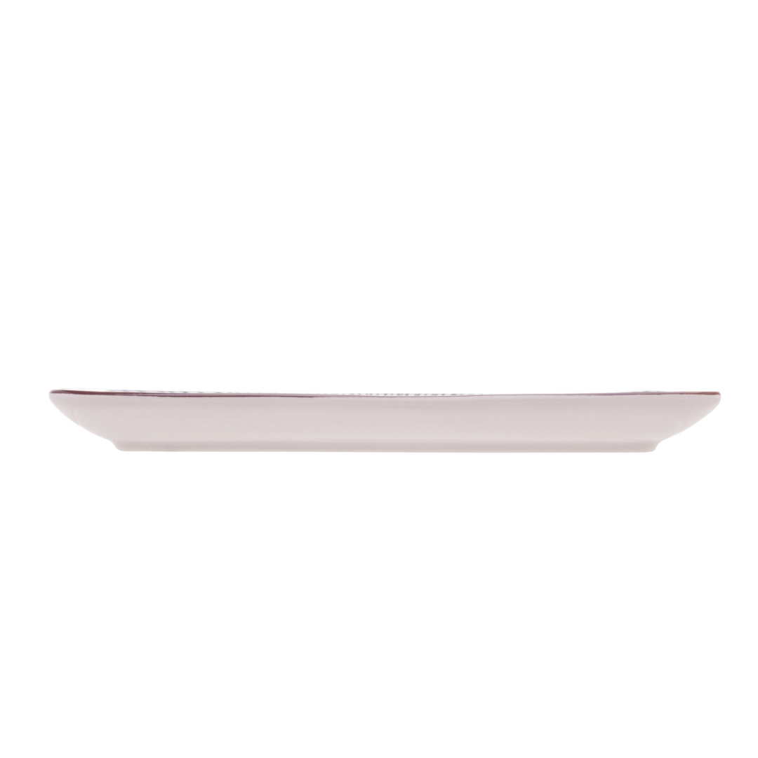 Prato Retangular em Porcelana Koji 25cm