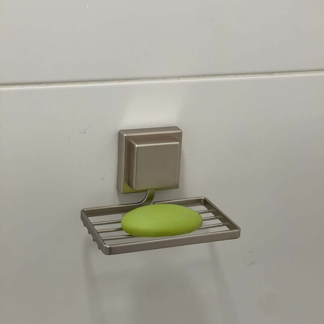 Saboneteira Aço Piatina Cromado Fosco 3M