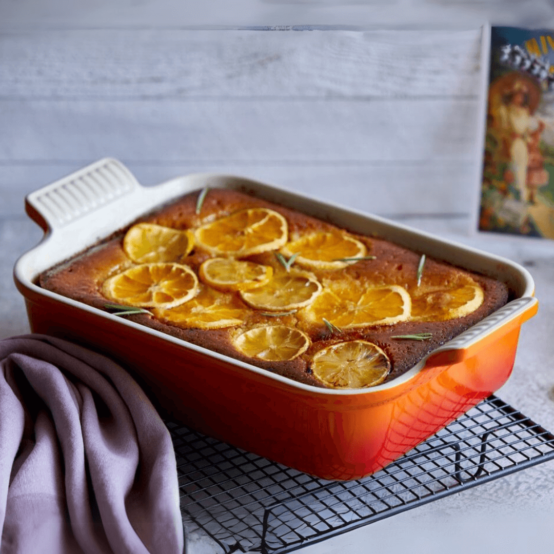 Travesssa Retangular Heritage Laranja 32cm Le Creuset