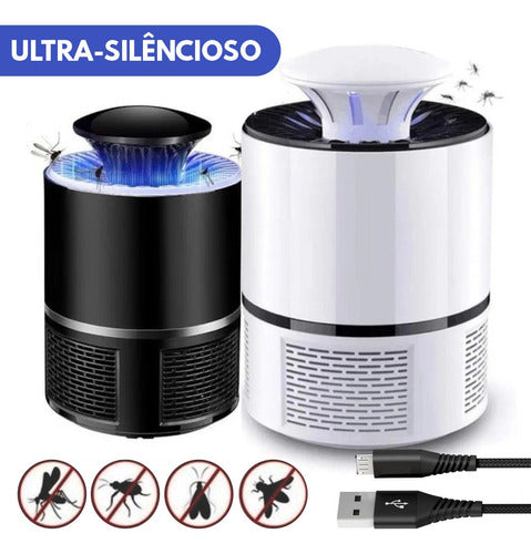 Mata Mosquito Lâmpada LED Violeta USB