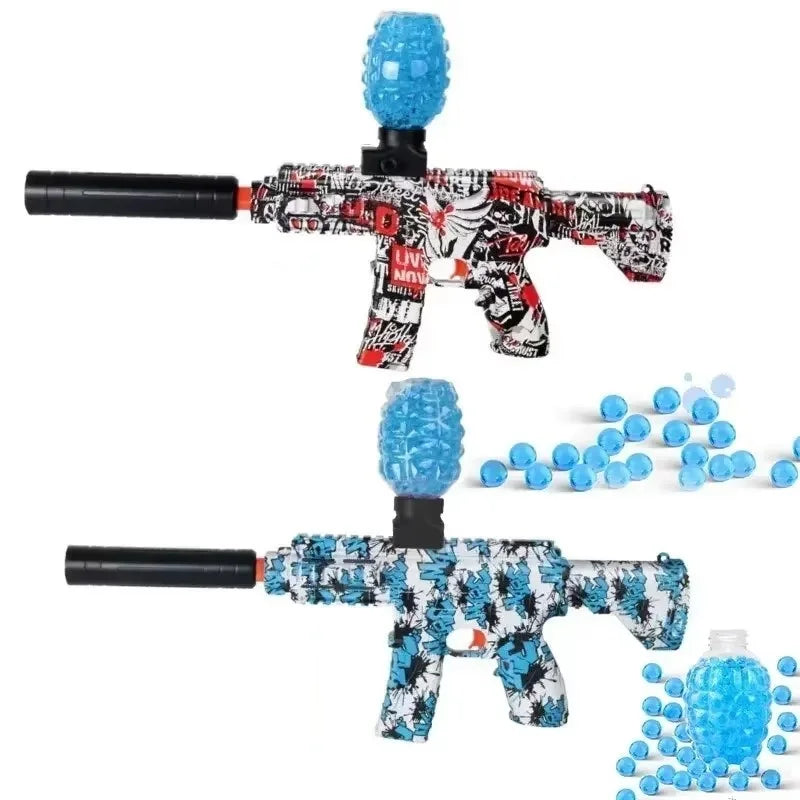 Crianças splatter bola de água gel contas armas brinquedo arma elétrica brinquedos queima hidrogel bola água armas crianças brinquedos esportivos