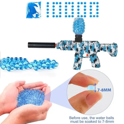 Crianças splatter bola de água gel contas armas brinquedo arma elétrica brinquedos queima hidrogel bola água armas crianças brinquedos esportivos