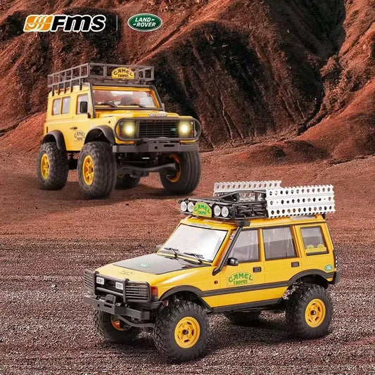 Carro elétrico rc da série land rover fms fcx24m, simulação 4wd, carro de escalada off-road, brinquedos modelo, presentes para meninos, novo