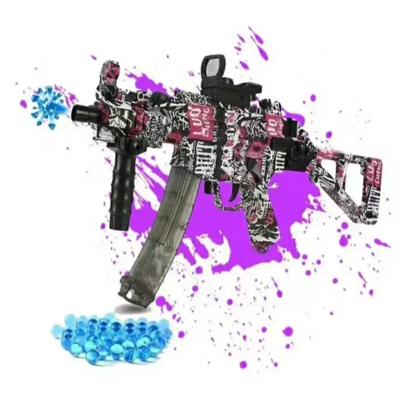 Gel Elétrico Blasting Gun Brinquedo, Explosão Gel, Arma De Bola De Água, Jogo Ao Ar Livre, Arma De Tiro, Gel Bala Arma Falsa, Presente