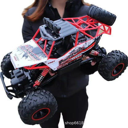 Grande carro de controle remoto, deriva off-road, escalada 4x4, Bigfoot Speedracing, brinquedo de carregamento, presente das crianças, escala 1:12