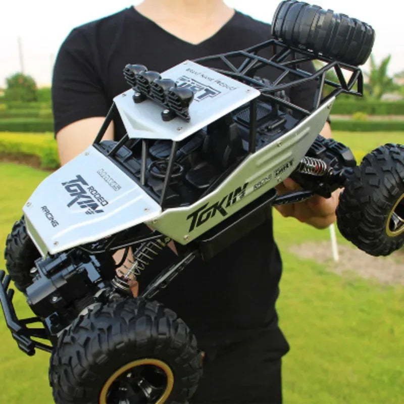 Grande carro de controle remoto, deriva off-road, escalada 4x4, Bigfoot Speedracing, brinquedo de carregamento, presente das crianças, escala 1:12