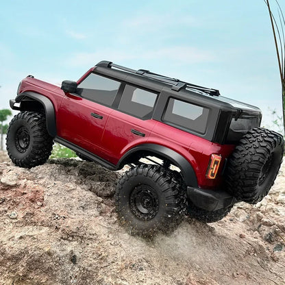 Huangbo-Modelo de veículo off-road de controle remoto para adultos, simulação escalada brinquedo, carro rc, presente de natal para meninos, r1001, 1:10, 2.4g, escala completa