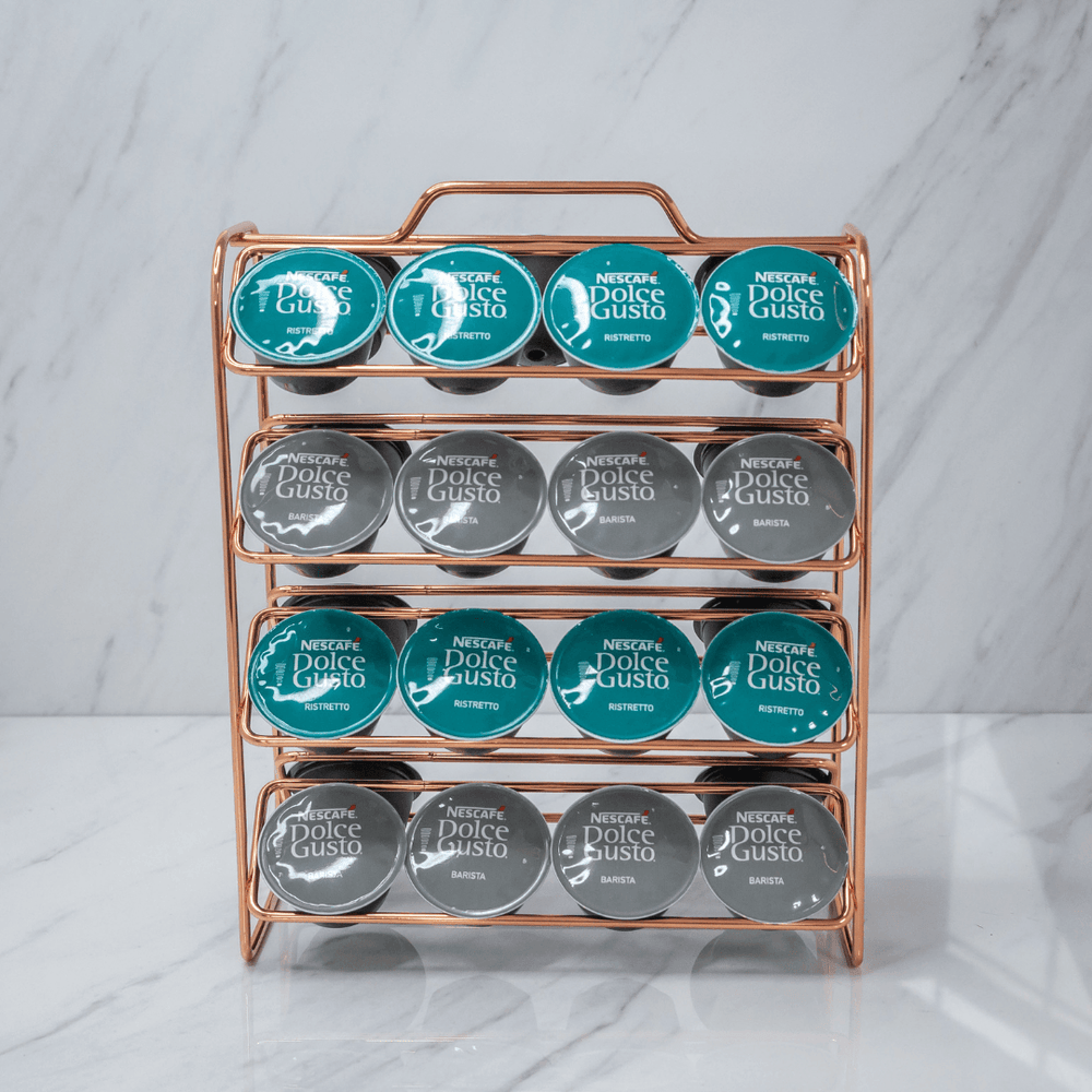Organizador Porta Cápsulas de Café Dolce Gusto Rose Gold