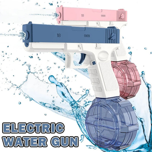 Pistola de água elétrica para meninos e meninas, Brinquedos Water Pistol, Ideal para presentes de verão, Piscina, Praia, Brinquedos aquáticos ao ar livre