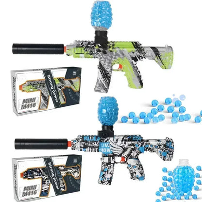 Pistolas de brinquedo elétricas automáticas contínuas para adultos e crianças, bombas de água, pistolas Airsoft, jogos ao ar livre, armas de brinquedo C, pistola de gel de água