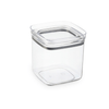 Pote Hermético Quadrado Com Tampa Transparente Vedação Tripla Pote M - 1,1 Litro