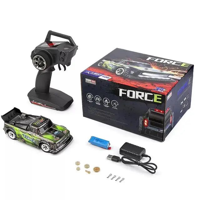 Wltoys k989 atualizado 284131 1/28 com luzes led 2.4g 4wd 30 km/h chassis de metal de alta velocidade off-road deriva carros de rc elétrica