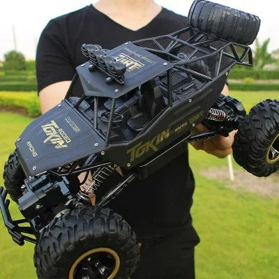 Grande carro de controle remoto, deriva off-road, escalada 4x4, Bigfoot Speedracing, brinquedo de carregamento, presente das crianças, escala 1:12