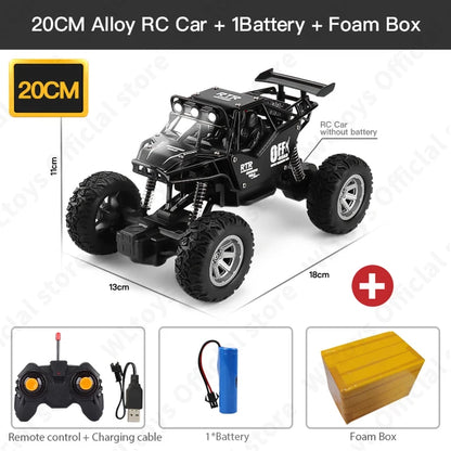 Zwn 1:20 2wd rc carro com luzes led carros de controle remoto de rádio buggy caminhões de controle fora de estrada meninos brinquedos para crianças