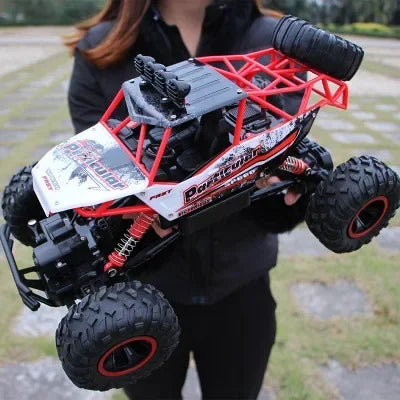 Grande carro de controle remoto, deriva off-road, escalada 4x4, Bigfoot Speedracing, brinquedo de carregamento, presente das crianças, escala 1:12