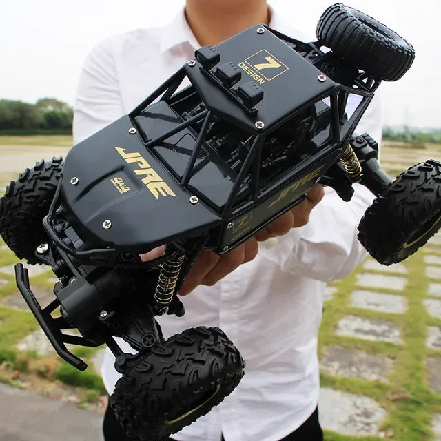 Grande carro de controle remoto, deriva off-road, escalada 4x4, Bigfoot Speedracing, brinquedo de carregamento, presente das crianças, escala 1:12