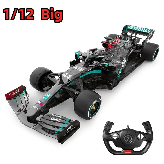 Controle remoto brinquedo modelo série para crianças, presente brinquedo elétrico, F1 Super Racing, 1: 12 RC