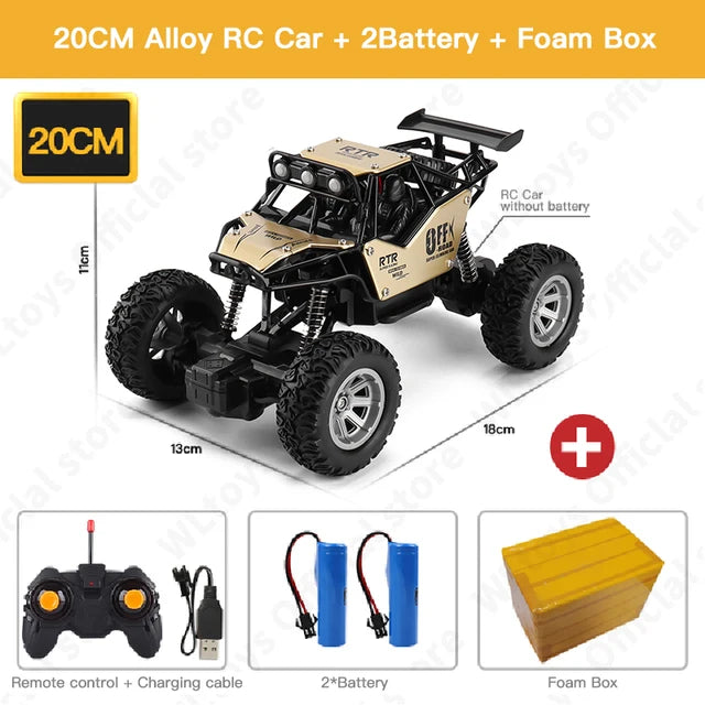 Zwn 1:12 / 1:16 4wd rc carro com luzes led 2.4g carros de controle remoto de rádio buggy caminhões de controle off-road meninos brinquedos para crianças