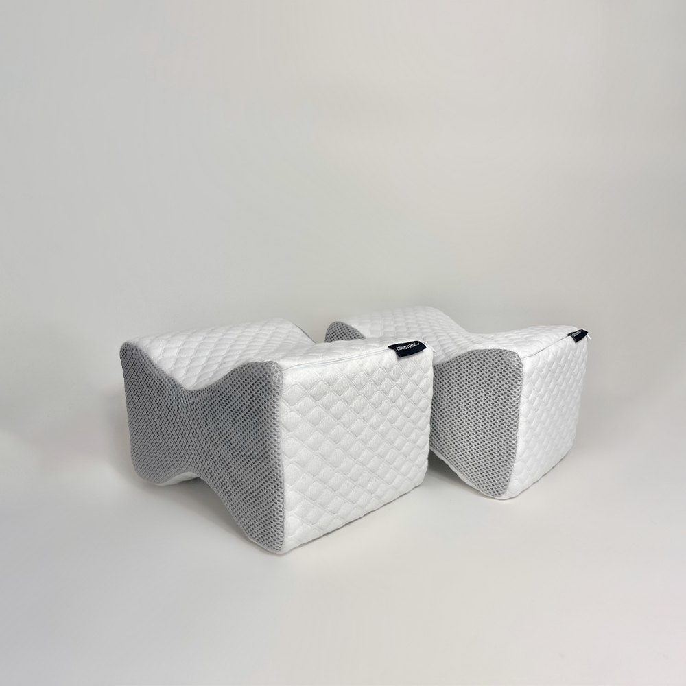 Kit Coluna Relax Cappi: Travesseiro Cervical + Apoio de Joelhos