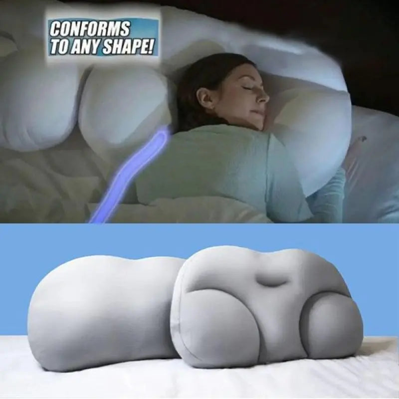 Travesseiro ergonômico todo redondo em forma de ovo para dormir, travesseiro macio, travesseiro de enfermagem, espuma de memória, travesseiros ergonômicos