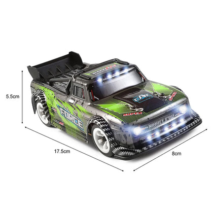 Wltoys k989 atualizado 284131 1/28 com luzes led 2.4g 4wd 30 km/h chassis de metal de alta velocidade off-road deriva carros de rc elétrica