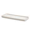 Bandeja Decorativa em Cerâmica Branca 26cm