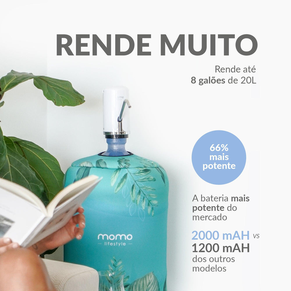 Bomba para galão de água elétrica | Bomba Momo | Loja Momo
