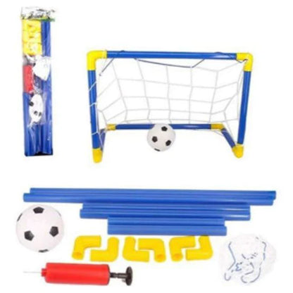 Kit Futebol Golzinho Mini Trave Rede, Bola E Bomba de Encher