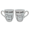 Caneca de Porcelana Meme Branca 350ml