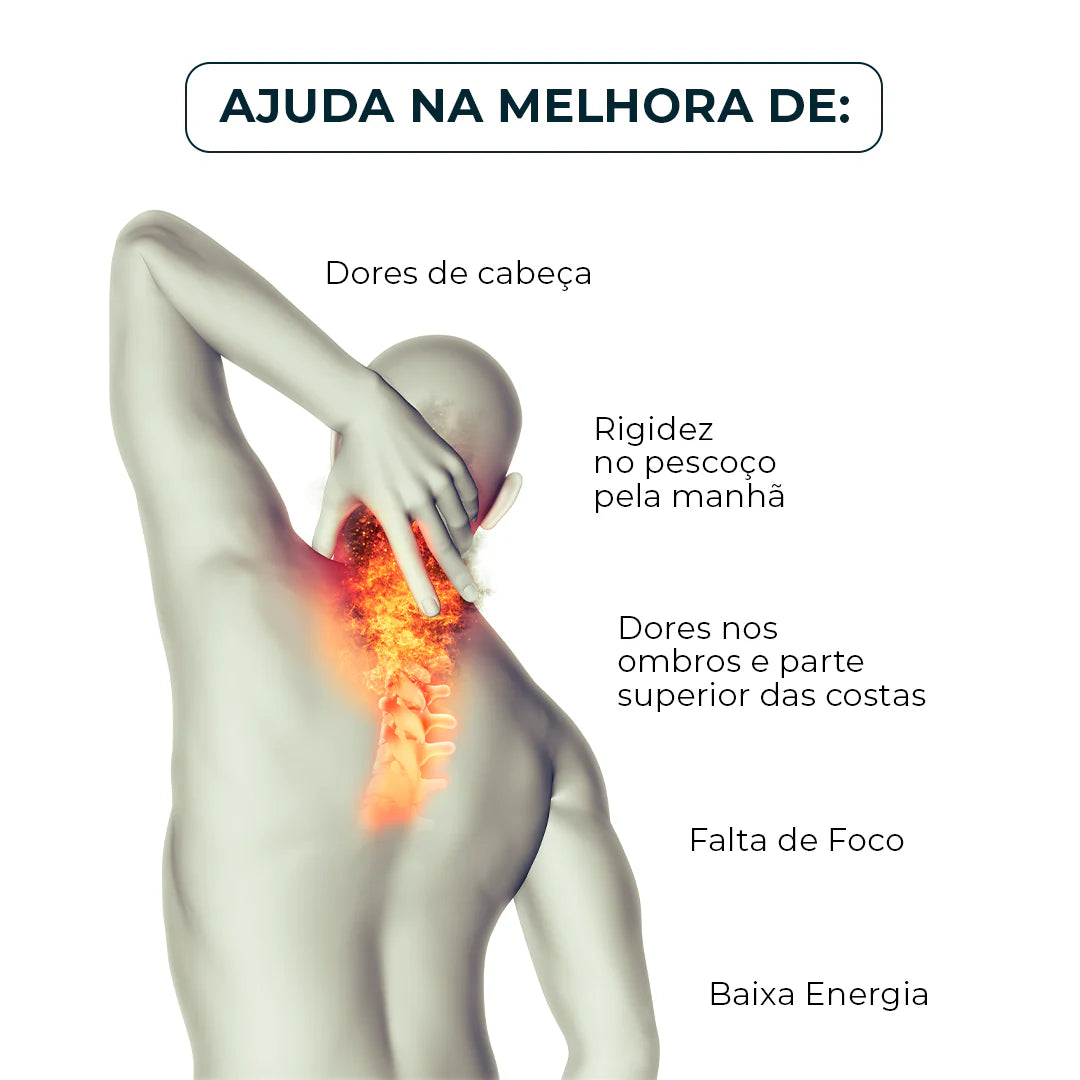 Travesseiro Cervical Cappi Coluna Relax: Adeus Tensão no Pescoço