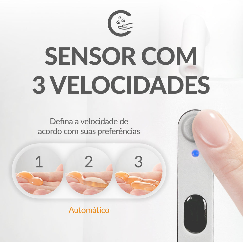 Dispenser de Sabonete Líquido Automático | EasyClean | Loja Momo