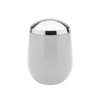 Porta Algodão Cromo Belly Branco Off White - 8,5 cm