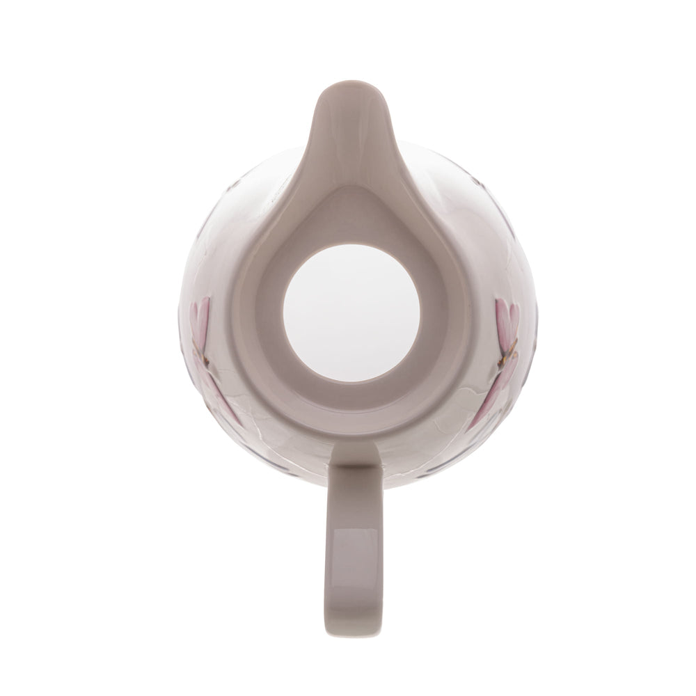 Garrafa Térmica Porcelana Borboletas Branca 900ml