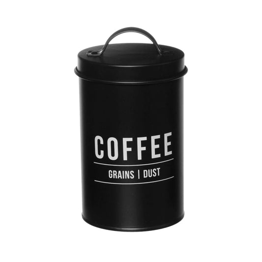 Lata Pote para Café Manhattan Preta 1,2 Litros