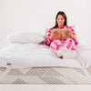 Pillow Top Cappi Pluma Natural de Ganso: Luxo e Suavidade Incomparáveis