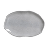 Travessa Oval Rasa Bio Dust Cinza 30cm